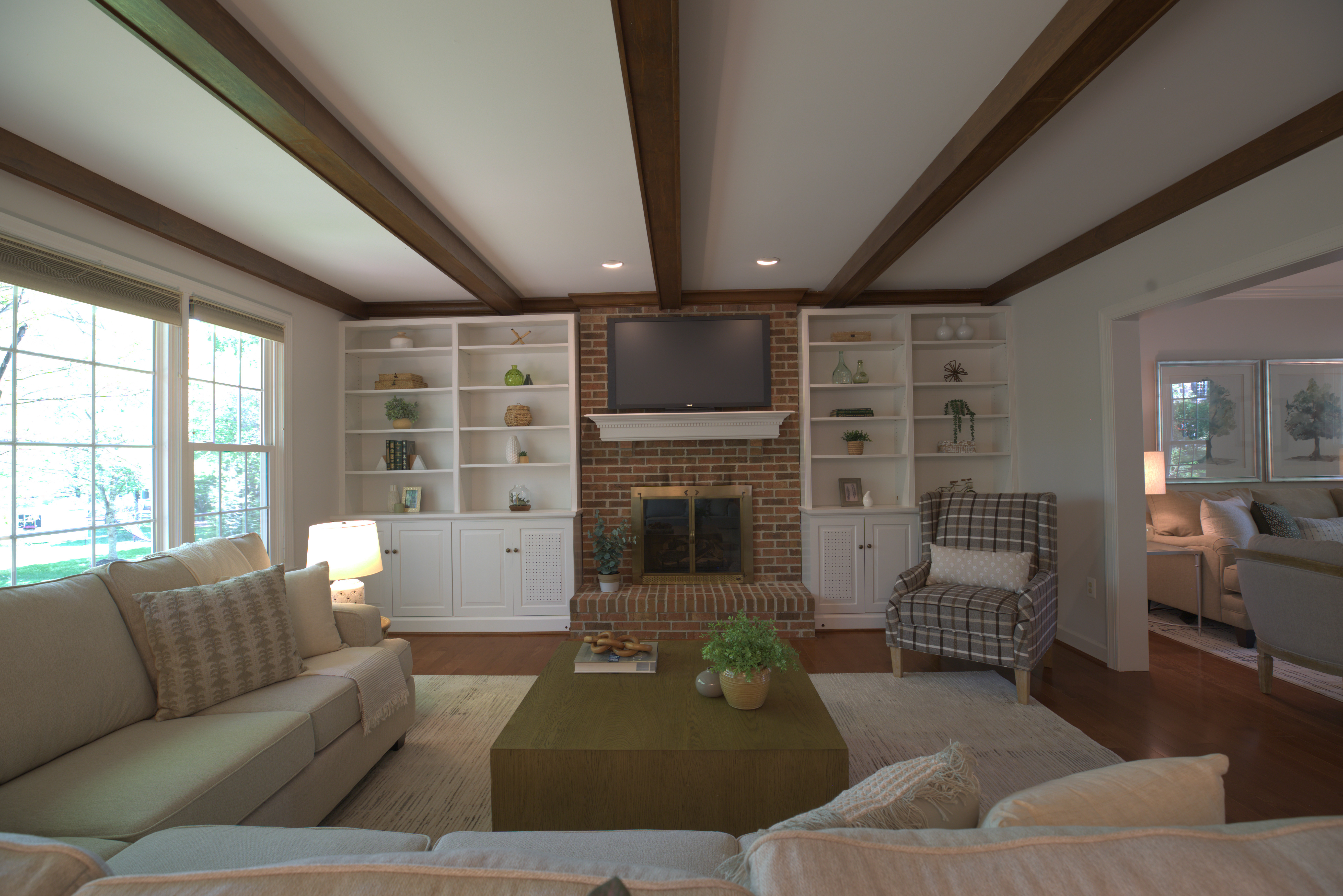 Unedited before photo of a city residence interior in Washington DC