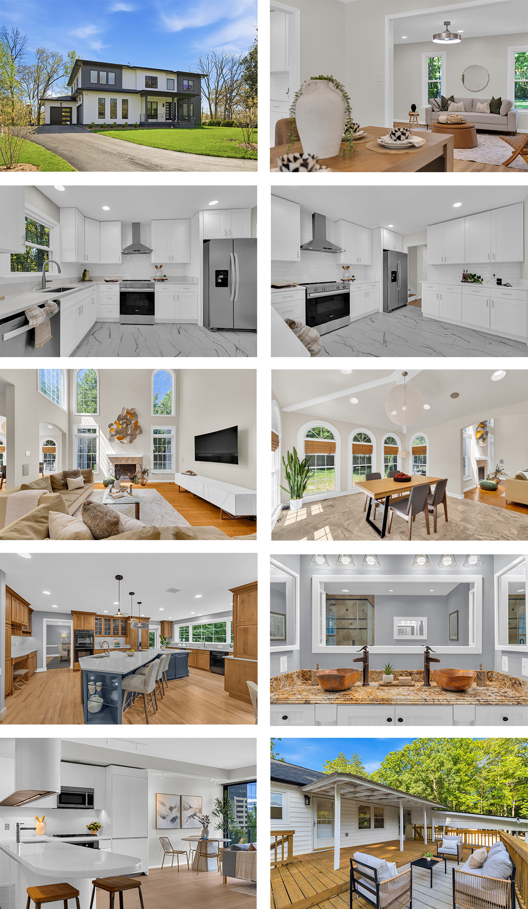 Finished MLS-ready real estate listing photos delivered within 24 hours