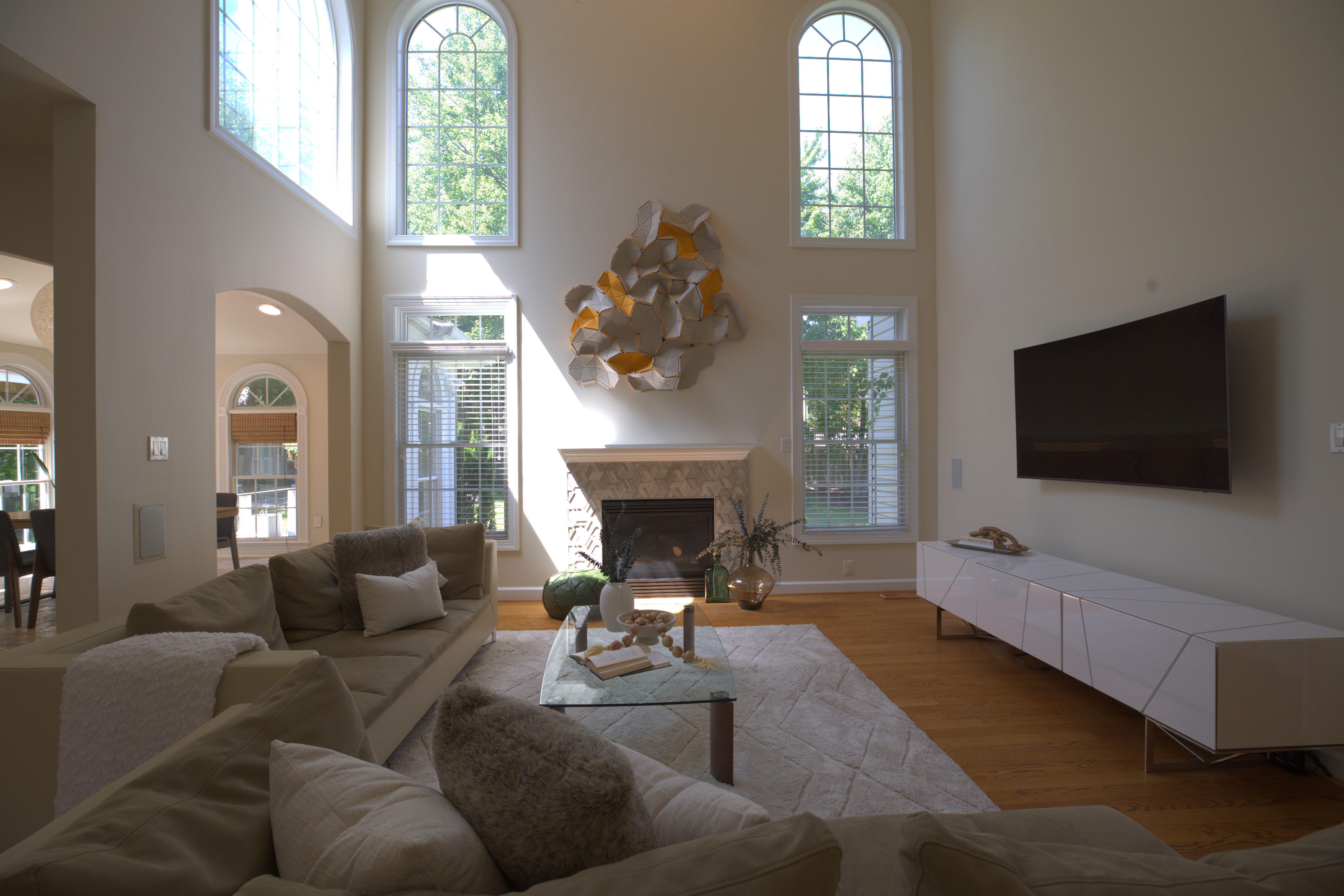 Unedited real estate photo of a home interior before HDR editing